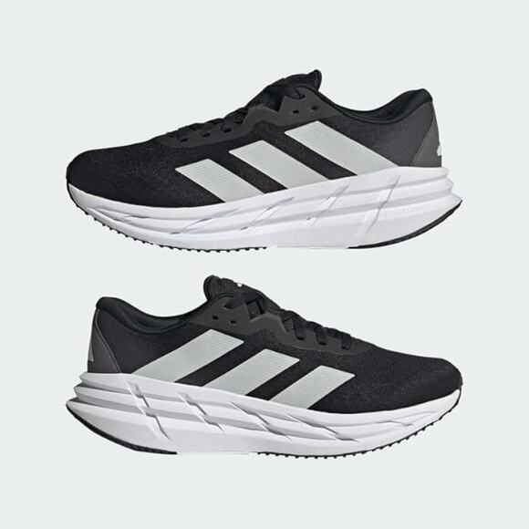 NWT Adidas Men’s Adistar 3M– Core Black/Footwear White/Grey Six)Size11.5